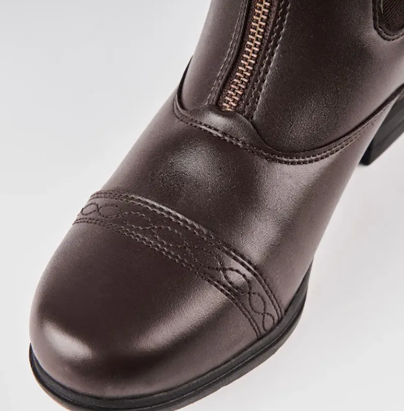 Moretta Clio Paddock Boots Brown-1